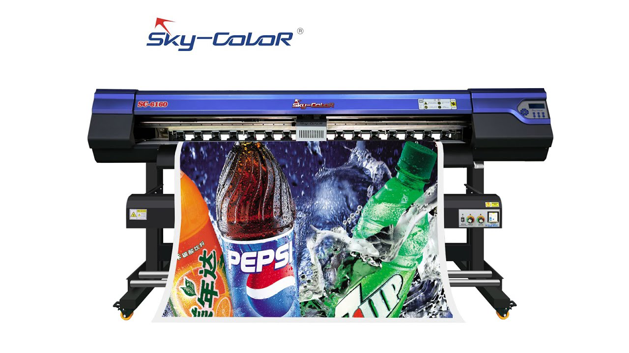 جهاز طباعة إيكوسولفنت Sky-Color SC-6160